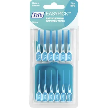 TePe EasyPick pogumovaná párátka 36 ks, M/L