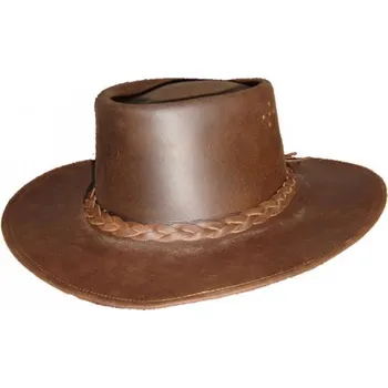 Westernový klobouk kožený