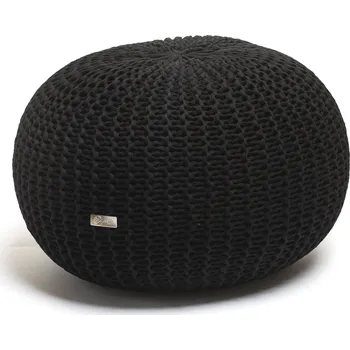 Taburet Justin Design Pletený puf velký