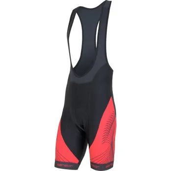 cyklistické kraťasy Sensor Cyklo Team se šlemi černé/červené