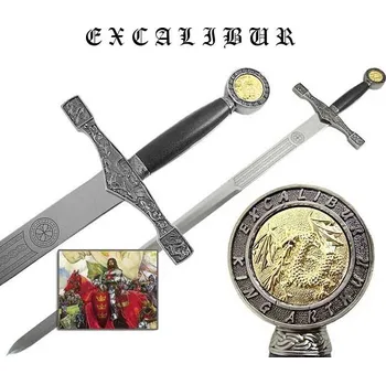 Replika zbraně Excalibur Meč Stříbrný-Master Cutlery