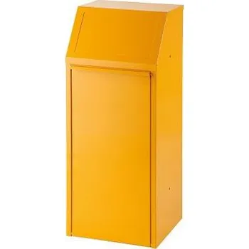 Odpadkový koš Výklopný koš na tříděný odpad 70 l - žlutý