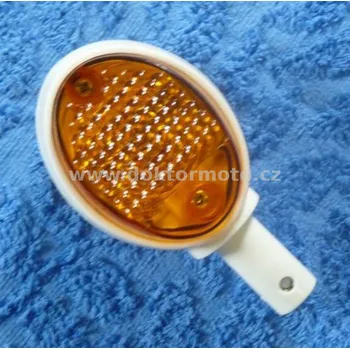 Směrový světlomet Blikač do řídítek, bílý Simson