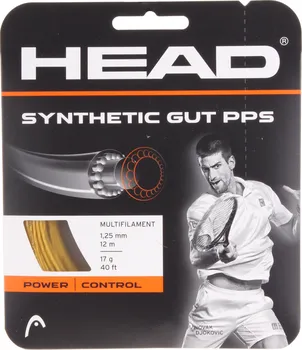 Struna na výplet tenisové rakety Head Synthetic Gut PPS 12 m zlatá