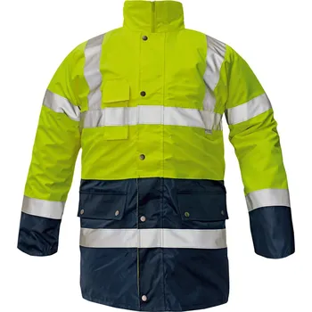 pracovní bunda CERVA Biroad bunda žlutá/modrá