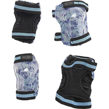 Micro Chrániče kolen a loktů modré, S