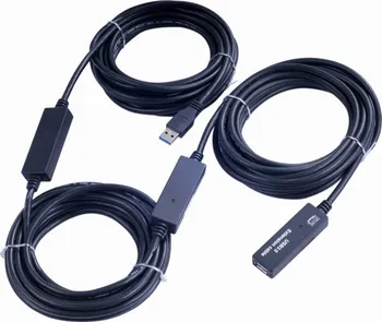 Datový kabel PremiumCord USB 3.0 repeater a prodluž. kabel 20 m