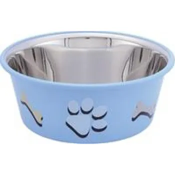 Miska pro psa Miska Nerez CUTIE modrá 1,9L