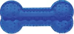 Dog Fantasy kost gumová modrá 12 cm