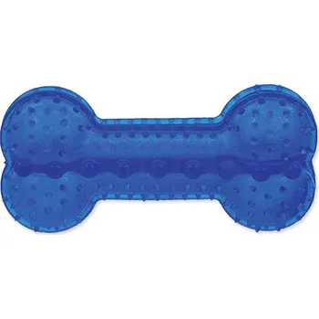 Hračka pro psa Dog Fantasy kost gumová modrá 12 cm