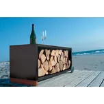 Kaminholzwagen schwarz 470B