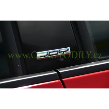 Znak automobilu Škoda Fabia III, Octavia III, Yeti-Boční nápis JOY