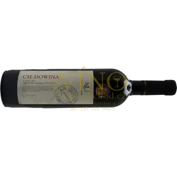 Víno Vinselekt Michlovský CHateau Dowina André 2013 kabinet barrique 0,75 L suché moravské červené víno nefiltrováno