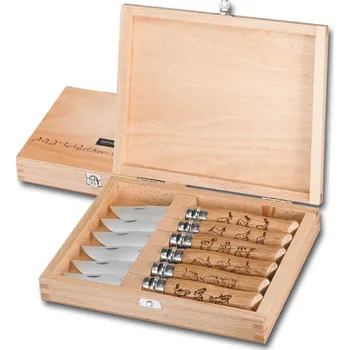 kapesní nůž Opinel Inox Animalia 8,5 cm 6 ks