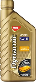 Motorový olej MOL Dynamic Star PC 5W-30 1 l