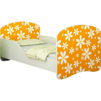 Dětská postel Dětská postel - Oranžová sedmikráska 180x80 cm