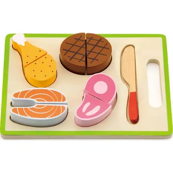 Dřevěná hračka Hm Studio Skládačka jídlo