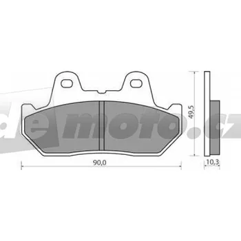 Autodíl Honda CB 900 F2B 1982-1983 brzdové destičky přední NHC AM-300