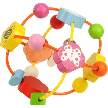Hračka pro nejmenší Bigjigs Toys motorický labyrint Aktivní koule