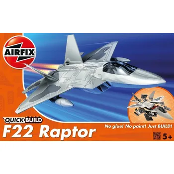 Plastikový model Airfix Quick Build Lockheed Martin Raptor