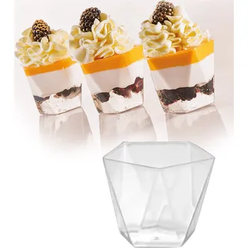 Jednorázové nádobí Pohárek PS Penta 120ml (hranatý) 100 ks/bal