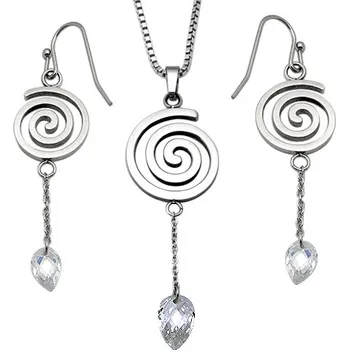 Souprava šperků Tribal Přívěsek a náušnice SET079