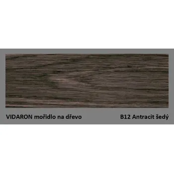 barva a nátěr na dřevo SNIEZKA VIDARON olejové mořidlo na dřevo (750ml) B12 - Antracit šedý