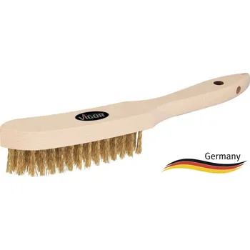 Drátěný kartáč VIGOR Mosazný kartáč se závěsným otvorem VIGOR V2652