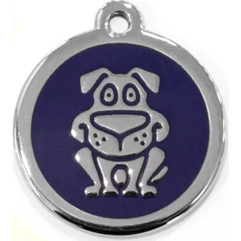 psí známka Psí známka malá - K17- pes - modrá