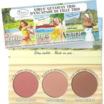 Bronzer TheBalm Girls Getaway Trio - paleta bronzerů/tvářenek