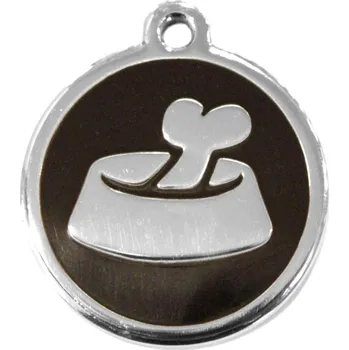 psí známka Psí známka velká - K19 - miska - černá