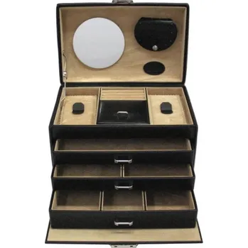 Šperkovnice Šperkovnice WindRose Merino 9 - černá