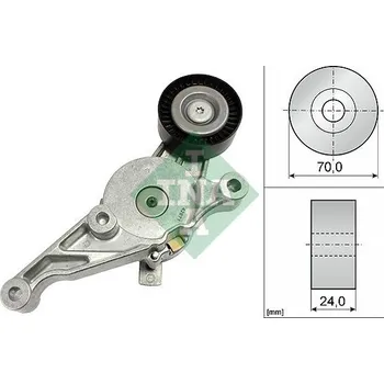 Napínák, žebrovaný klínový řemen INA 534 0151 10