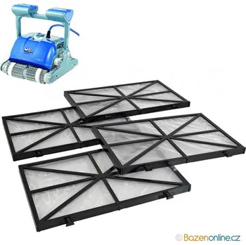 Filtrační cartridge pro vysavače Dolphin M4 (M400) a M5 (M500) - 100 mikronů, 4 ks