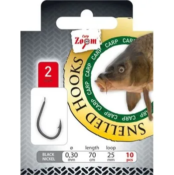 Carp Zoom Návazec Snelled Hook Kapr - 70 cm/vel.10 (0,18 mm)