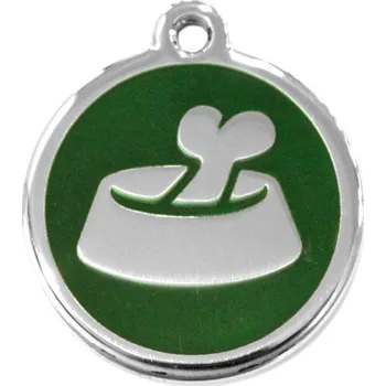 psí známka Psí známka velká - K19 - miska - zelená