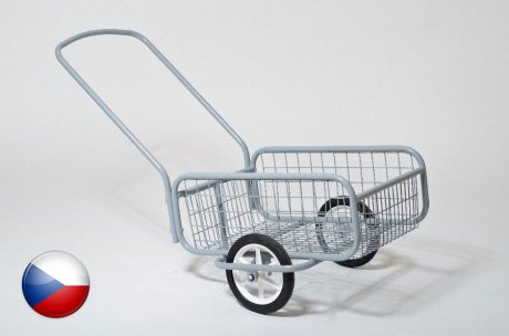 Dvoukolový vozík 80kg, pogumovaná kola