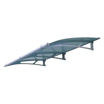 Stříška nad vchodové dveře Robelit Sp. Z o.o. Lightline 190 x 95 cm, modrá