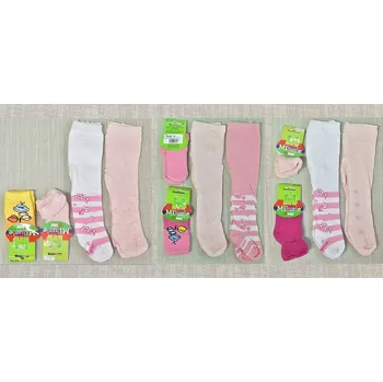 Dívčí oblečení Dětské punčocháče dívčíé 2x, ponožky 2x