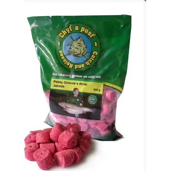 Chyť a pusť ovocné s dírou 18 mm 900 g, jahoda