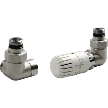 Aqualine Eco Termostatická hlavice CP9912R pravá nikl/bílá