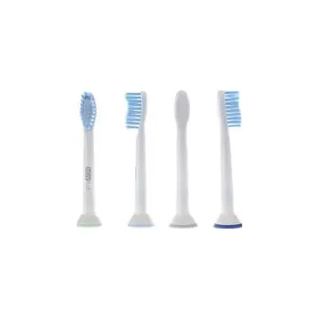 Náhradní hlavice k elektrickému kartáčku Náhradní hlavice kompatibilní s Philips Sonicare ProResult Sensitive HX6054/05 4 ks