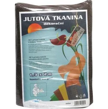 Mulčovací textilie Jutová tkanina 1.3 x 1 m hnědá