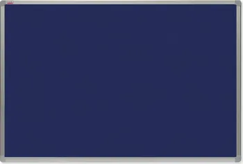 2x3 Filcová tabule rám ALU23 modrá 120 x 180 cm