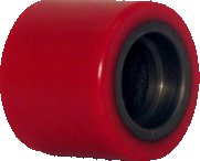 Kolo vidlicové pro paletový vozík - 80x70mm polyuretan bez ložisek