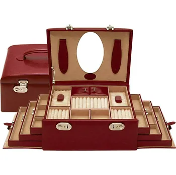 Šperkovnice Šperkovnice WindRose Merino 11 Red