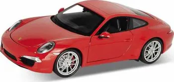 autíčko Welly Porsche 911 Carrera 1:24 červené