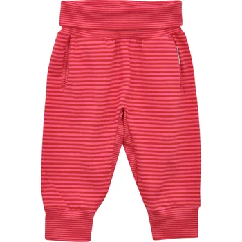 Kojenecké oblečení růžové pruhované tepláčky harémky