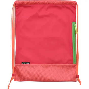 Školní sáček růžový softshellový pytlík