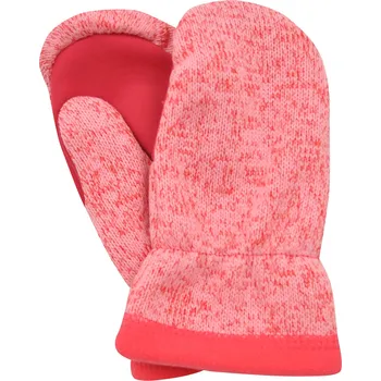 Rukavice růžové svetrovinové rukavice